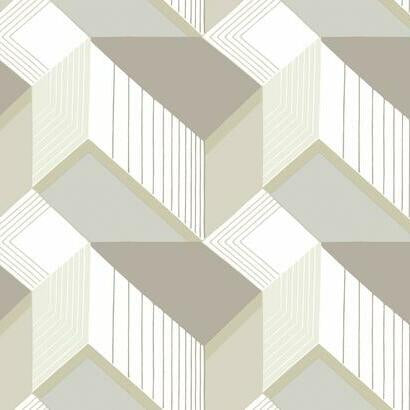 Graphic Geo Blocks Wallpaper | Jeffrey Stevens