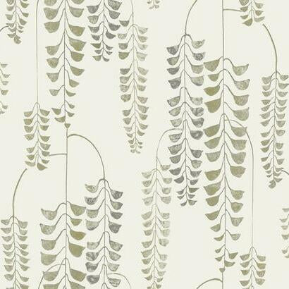 Deco Wisteria Wallpaper | Jeffrey Stevens