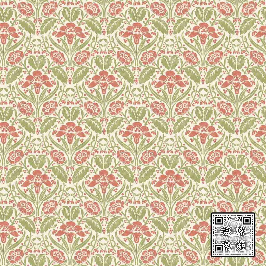  IRIS MEADOW NON WOVEN PINK GREEN  WALLCOVERING available exclusively at Designer Wallcoverings