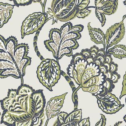 Chesapeake Kinfolk Bohemian Jacobean Wallpaper - Taupe – US Wall Decor