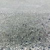 Gleaming Glambeads Silver Metallic Glass Bead Wallpaper - Designer Wallcoverings and Fabrics