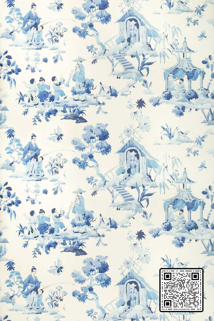  LUANG CELLULOSE - 45%;BINDER - 20%;MINERAL FILLERS - 20%;POLYESTER - 15% MULTI BLUE  WALLCOVERING available exclusively at Designer Wallcoverings