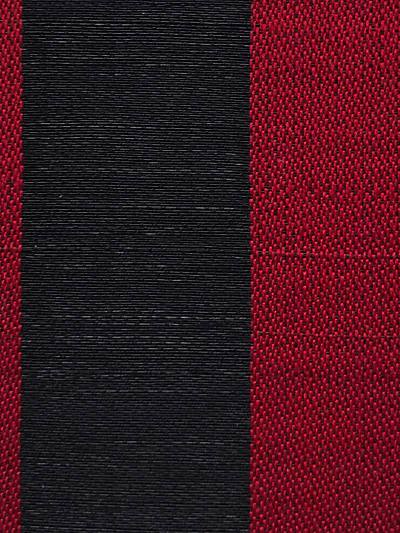 BRETON HORSEHAIR - BLACK / RED - Scalamandre Fabrics, Fabrics - SKR205-002 at Designer Wallcoverings and Fabrics, Your online resource since 2007