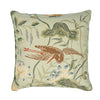 LOTUS GARDEN 22" PILLOW Aqua