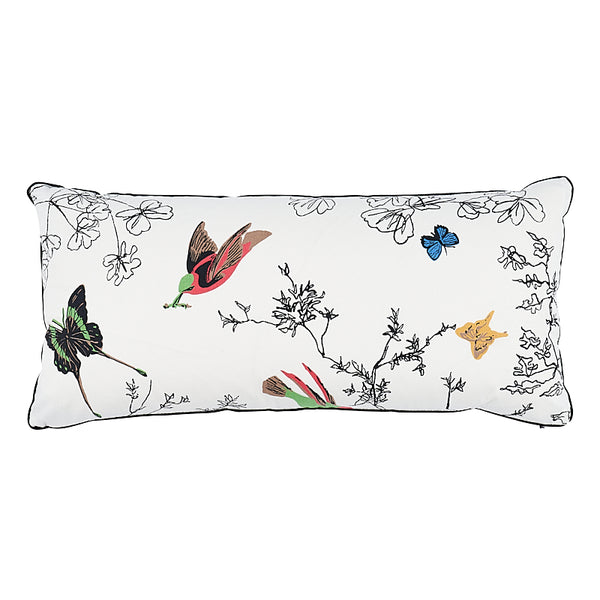 BIRDS & BUTTERFLIES PILLOW Multi  