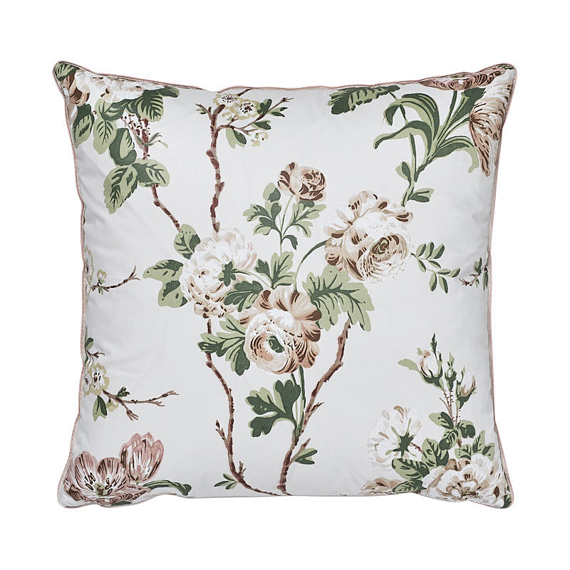 BETTY CHINTZ 18" PILLOW Pink&Green