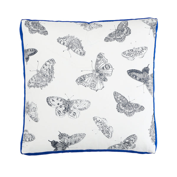 Burnell Butterfly 18" Pillow Black & White