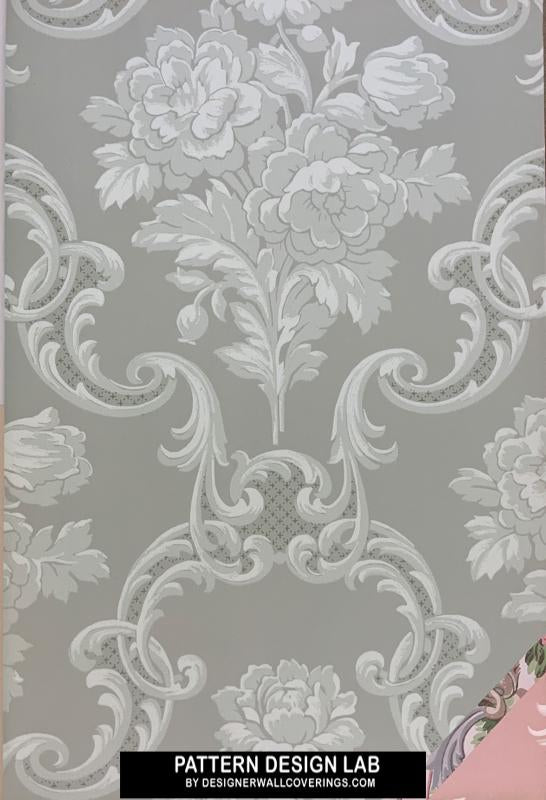 LV Inspired Wallpaper - Black/White