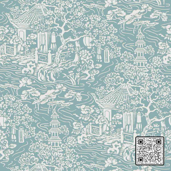  KRAVET DESIGN NON WOVEN BLUE IVORY  WALLCOVERING available exclusively at Designer Wallcoverings