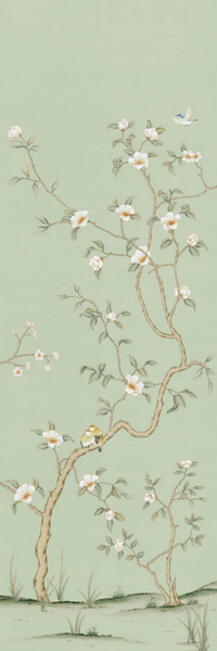 Et Cie Mint Garden Panel #13