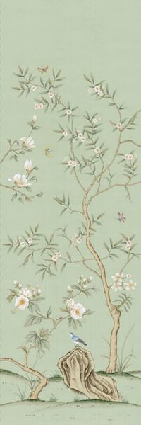 Et Cie Mint Garden Panel #17