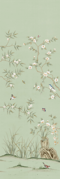 Et Cie Mint Garden Panel #18