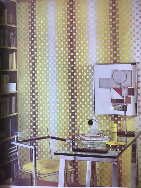 Happy 1970s Inspired Patterns - Designer Wallcoverings and Fabrics